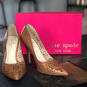 Kate Spade ‘Lana’ pump, Light Camel/Soft Vacchetta
